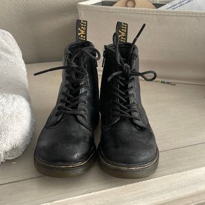 Dr. Martens black combat boots, toddler size 10